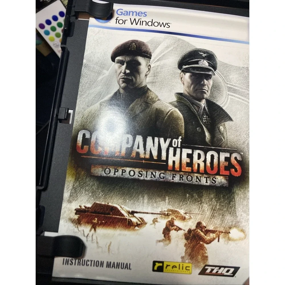 PC DVD-ROM Company of Heroes Gold Edition 2 Games CIB Nice